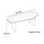 Bureau haut de gamme de forme unique-215107391-215107387