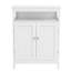 Armoire de rangement de salle de bain blanche