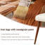 Chaise rembourrée en bois massif Carman-585278058