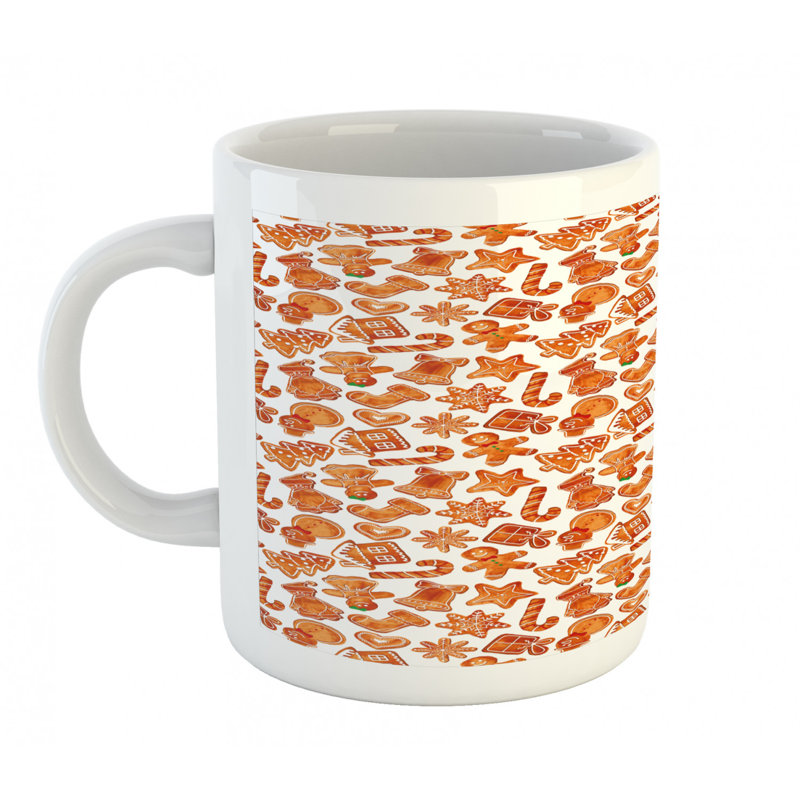 Grande tasse à café pain d’épice man