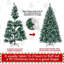 Green Spruce Flocked/Frosted Christmas Tree-1726505540