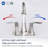 Bathroom faucet with 360 degree turn spout-115827336