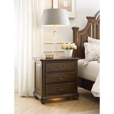 Table de chevet 3 tiroirs Skylinn