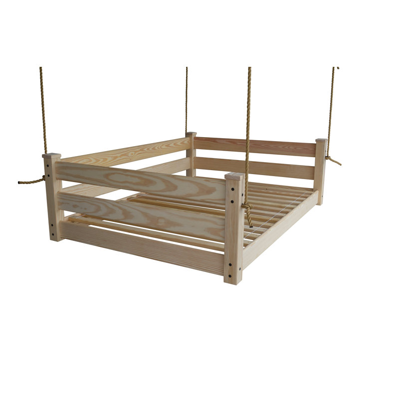 Devell Hanging Daybed, Full / Double, Unfinished