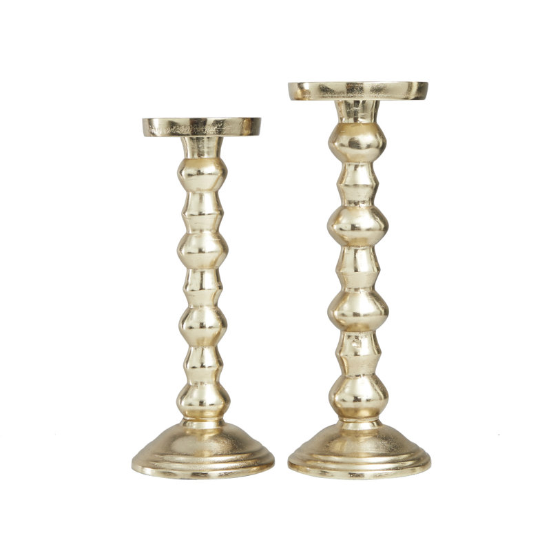 Ensemble de piliers de table en aluminium 2 pièces