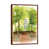 Classic Brown Wood Floater Framed