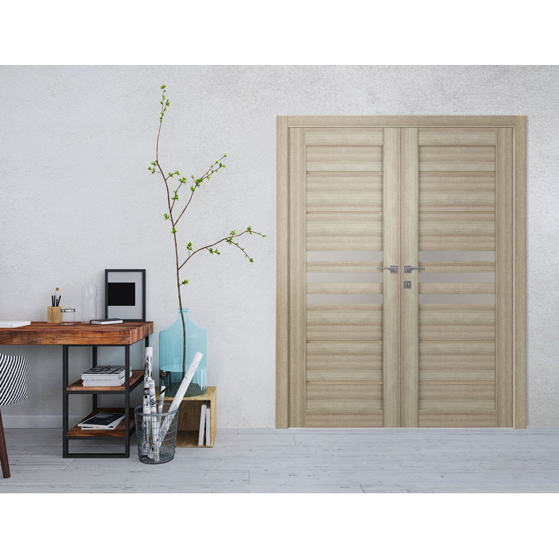 Porte française Dome, Réversible, Shambor, 35,5 po x 79,37 po