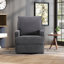 Ensemble de 2 fauteuils inclinables manuels en lin raffinés modernes Phaith (ensemble de 2)-101931484