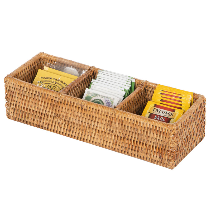 Rangement à 3 compartiments, tiroir, tablette et armoire La Jolla, Brun