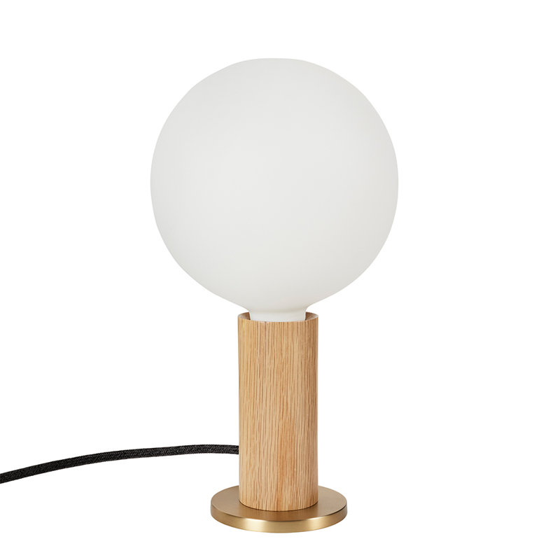 Knuckle Table Lamp, Oak