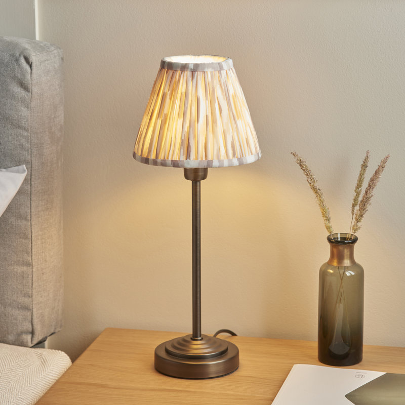 Rory Table Lamp 16cm Shade, Brown, Beige