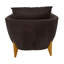 Fauteuil d'appoint rembourré avec coussin de dossier-905010610