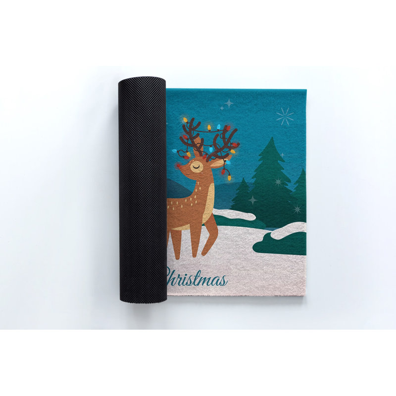 Non-Slip Christmas Outdoor Doormat