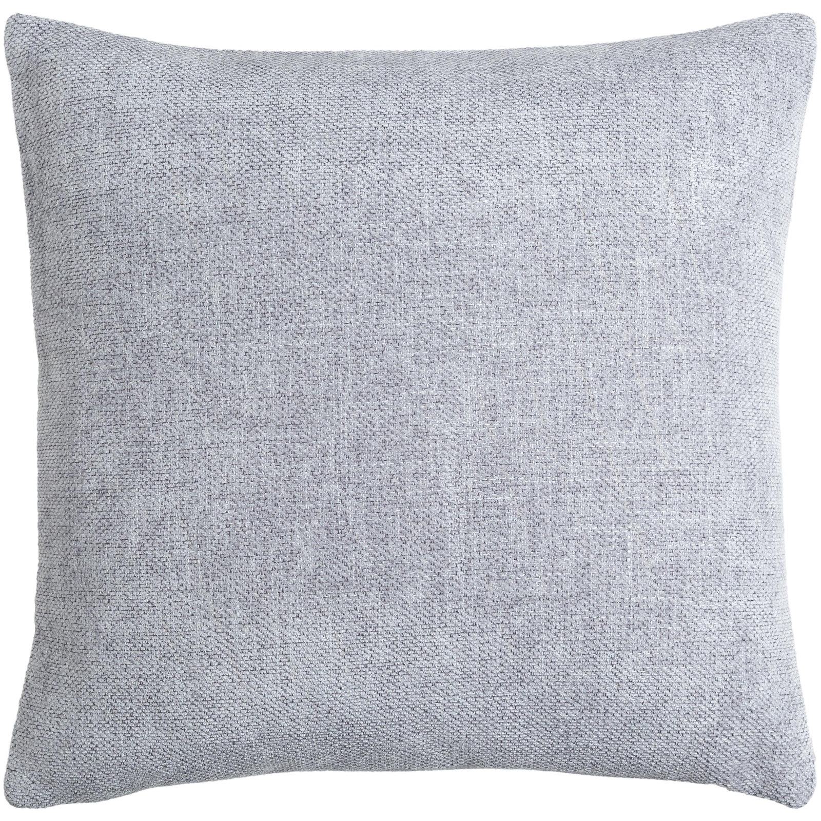 Kamaili Pillow Cover, 22"H x 22"W, Pillow Cover Only - No Insert, Light Gray