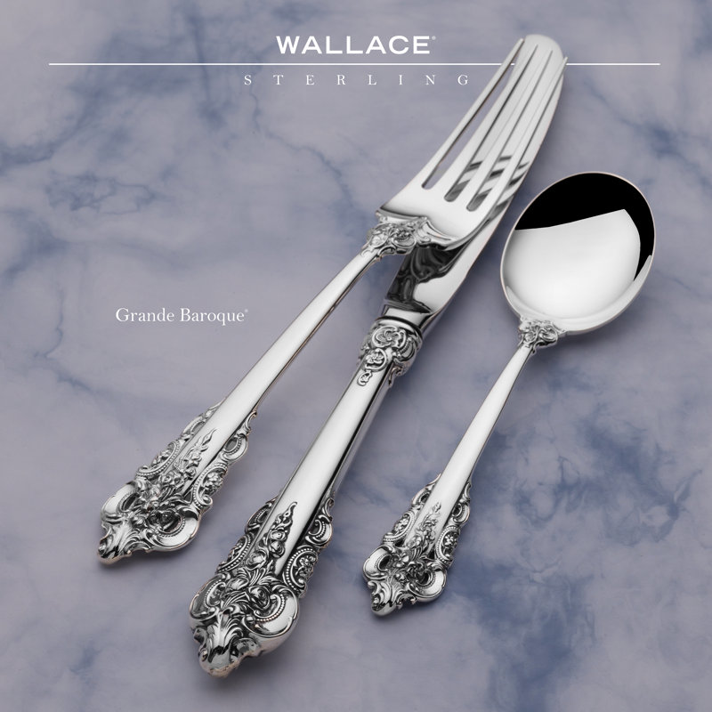 Ensemble de couverts 4 pièces, service pour 1 Sterling Silver Grande Baroque
