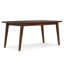 Table de salle à manger en bois de noyer 66 "