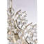 Lustre géométrique unique en forme de champagne brossé à 3 lumières avec accents de cristal Gillespie