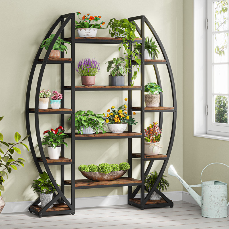 Jazlina Plant Stand, Brown