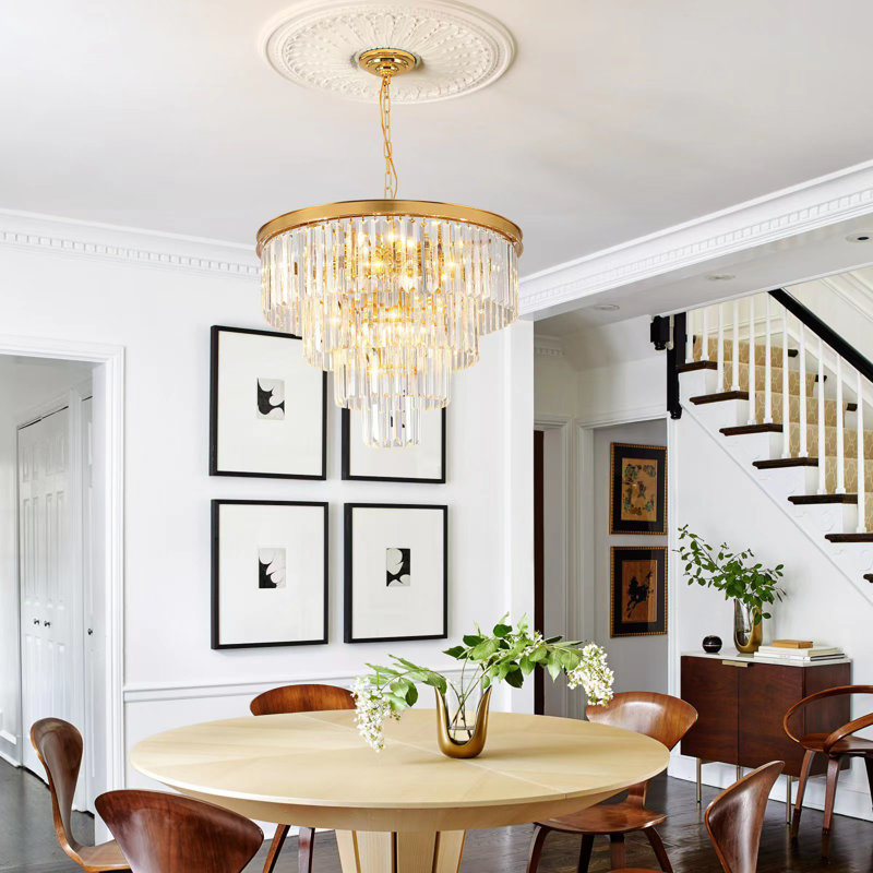 Maleaya 11 - Light Dimmable Tiered Chandelier