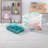 Sterilite Stack and Carry 3 Layer Handle Box, Tray, Small Storage Latch Lid Container to Organize