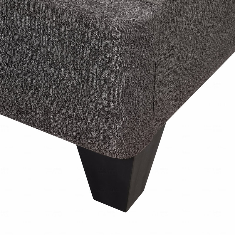 King Size Upholstered Bed, Platform Mattress Foundation, Frame Base, King