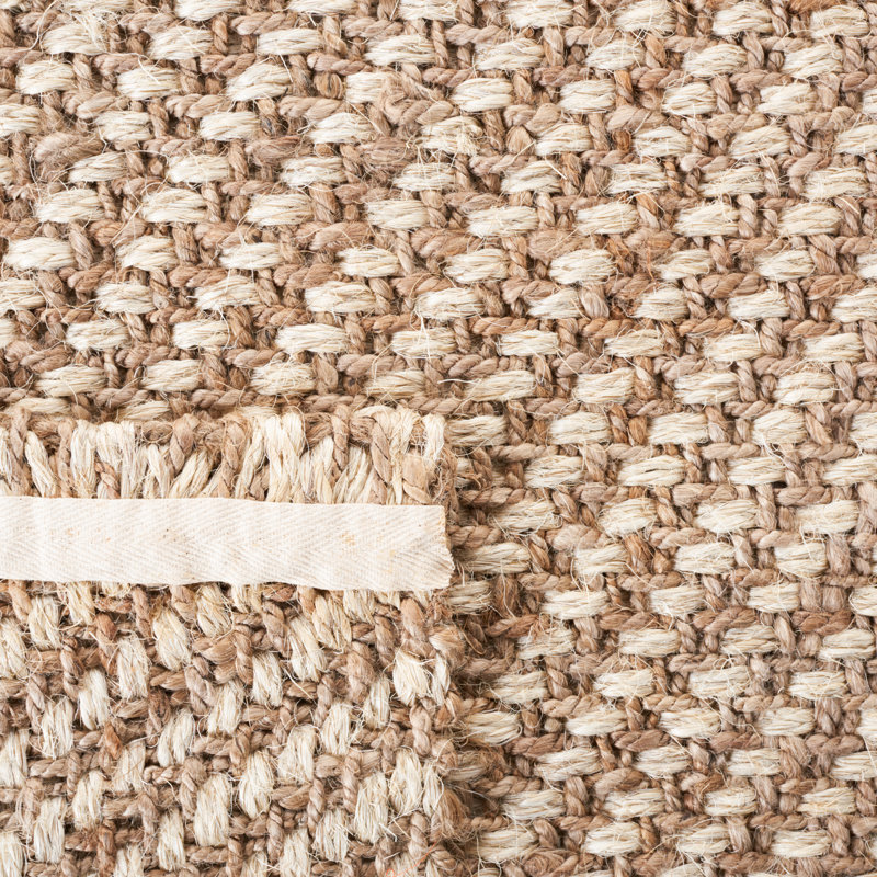 Tapis brun / ivoire en jute et sisal tissé à la main Lauren Ralph Lauren, Rectangle 4 pi x 6 pi