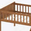 Structure de lit avec tablette de rangement, lit en bois avec glissoire et échelle, garde-corps-1688933921