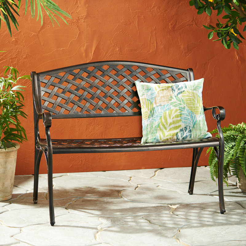 Basket-Weave Styled Bench