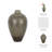 Sculptural Ceramic Vase With Textured Organic Design - Modern Decorative Accent-2060589534