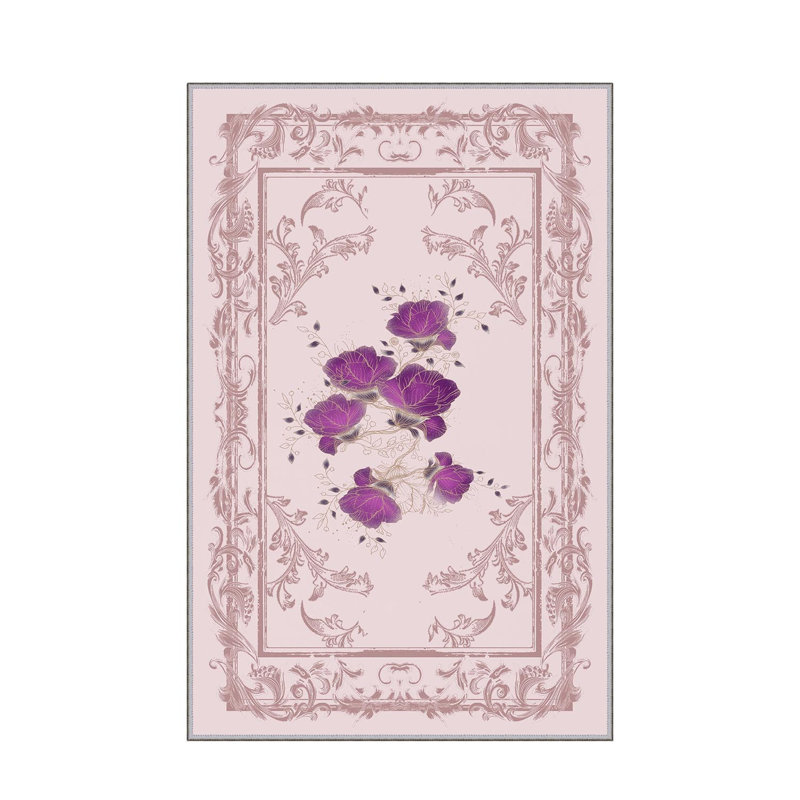 Antibacterial Hall Carpet, 39.4 x 59.1 inches | 100% Polyester, 0.4 in Pile Height, Non-Slip PVC Felt Dot Underside | Machine Washable, 3D Digital Printing, Durable & Stylish for Modern Home Décor