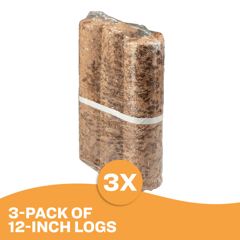 Kiln Dried Compressed Fire Logs (3-pk)
