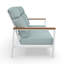 Causeuse d'extérieur en métal avec coussin Sunbrella Townsend-116257302-116257303