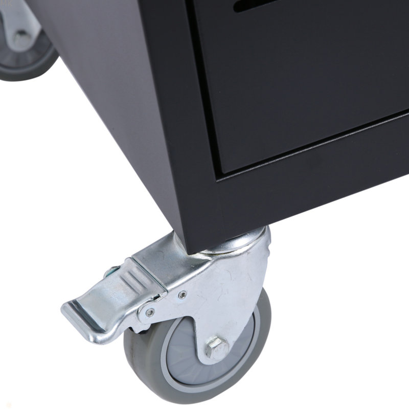 30+2Bay Mobile School Charging Cart Station For Chromebook, Tablet And Laptop Computer With Power Strip Included, Matt Black