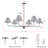 6-Light Novelty Dimmable Chandelier-1478826873