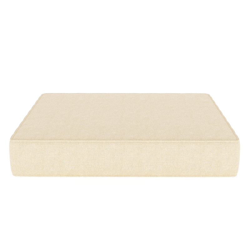 Sunbrella® Outdoor Ottoman Cushion, 3.5" H x 23.5" W x 20.5" D, Sunbrella® Canvas Canvas