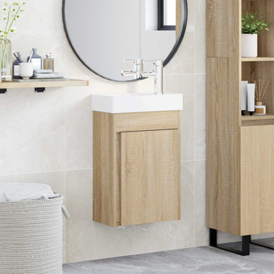 Single Bathroom Vanity with Ceramic Basin