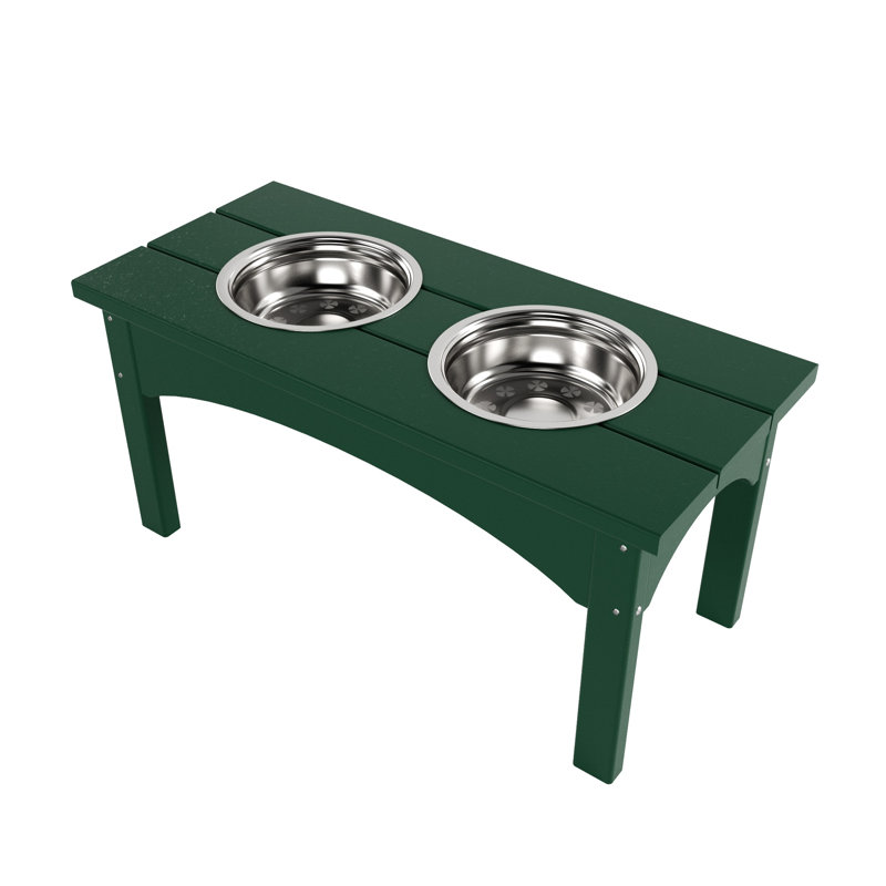 Mangeoire double Hadburg, Vert foncé