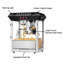 Machine à maïs soufflé chaude et fraîche pour le comptoir - contenant 3 gallons - bouilloire 8 oz, tiroir Old Maids, plateau chauffant, cuillère par Superior Popcorn Company (noir)-26802028