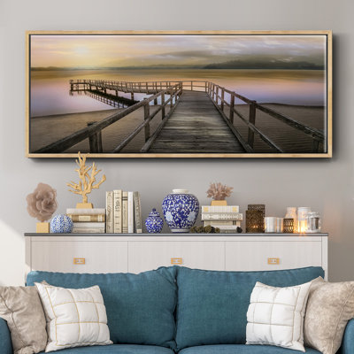 «Morning on the Lake», toile encadrée
