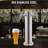 Deborah Stainless Steel 13 - Piece Beverage Dispenser Set