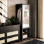 Armoire avec miroir Wimberly