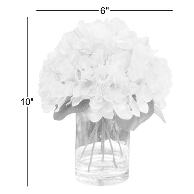 Arrangement de hortensia en vase