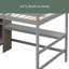 Lit mezzanine double Goober avec bureau intégré par Harriet Bee-1922363973