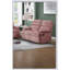 Causeuse inclinable manuelle luxueuse en velours 2 places avec accoudoirs moelleux pour le confort et le style d'un salon moderne