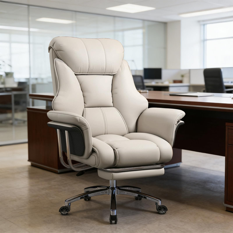 Blue Elephant Executive Chair, White