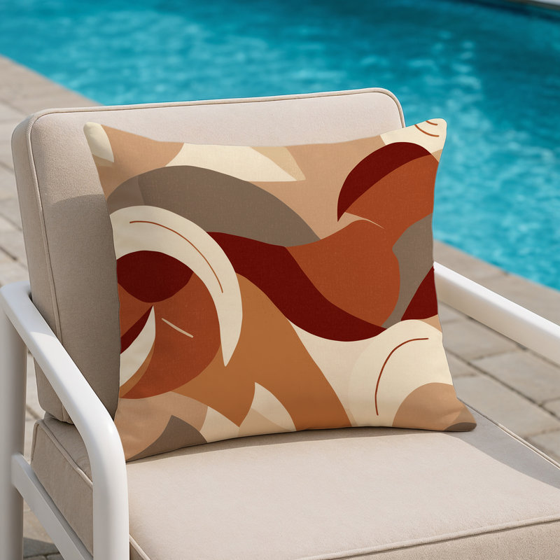 Sunset Veil Indoor And Outdoor Throw Pillow, Square 18"