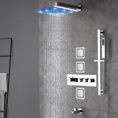 Thermostatic All-In-One Kit with Rough in-Valve