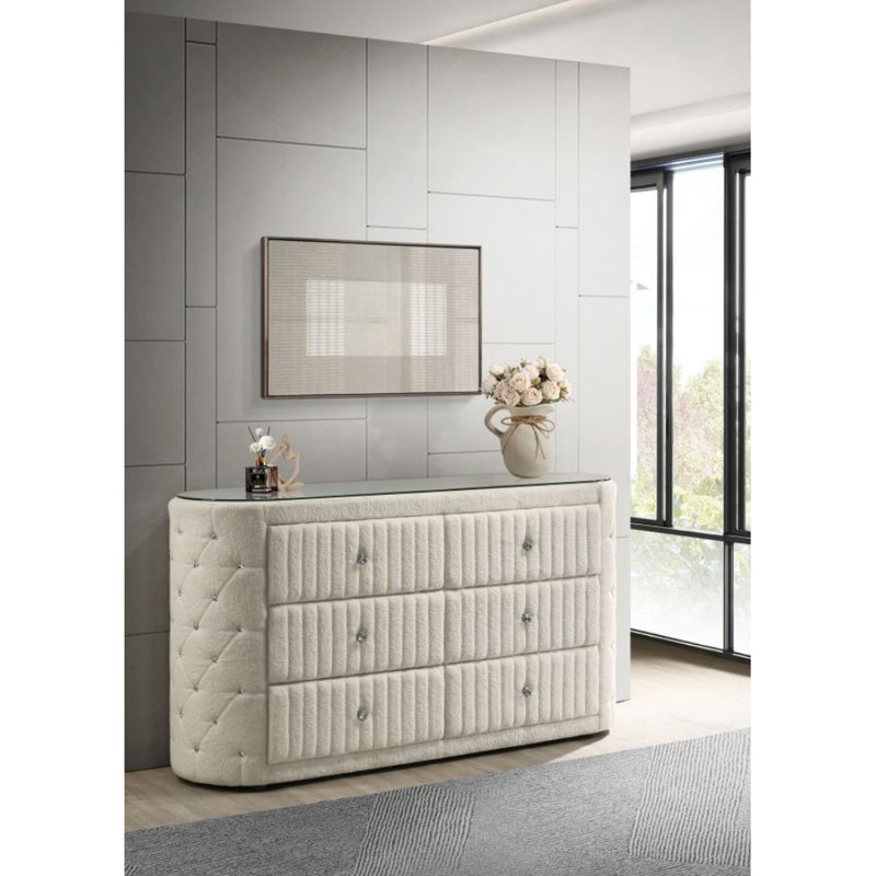 Commode 6 tiroirs Fairie