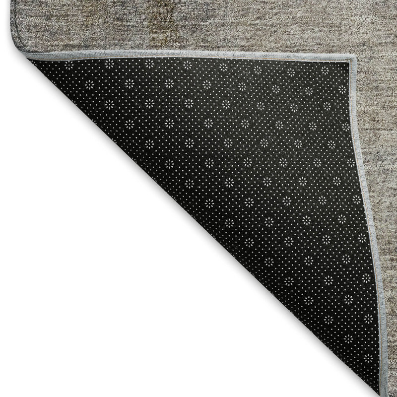 Premium Machine Washable Prisco Blue Rug, Rectangle 10' x 14'
