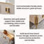 Table basse à quatre pieds avec rangement